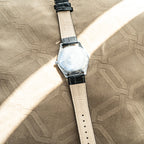 Relógio Masculino de Couro Luminous Blue Steel 41mm