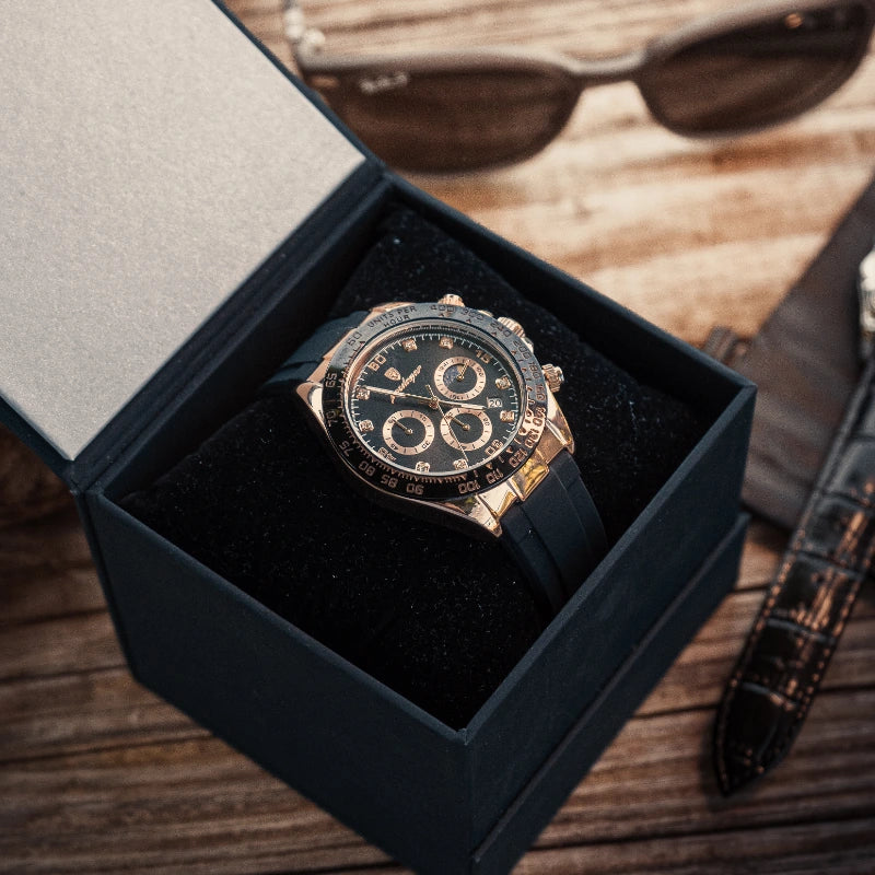 Relógio Masculino Imperium Gold Black 42mm