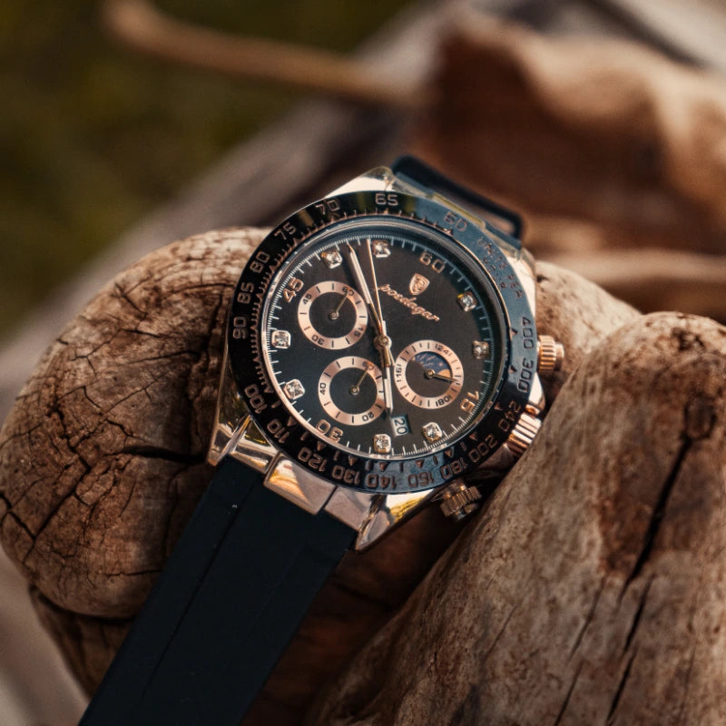 Relógio Masculino Imperium Gold Black 42mm