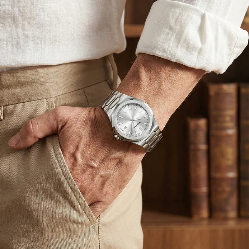 Relógio Masculino Prata Oréus Silver