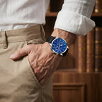 Relógio Masculino de Couro Ferren Blue