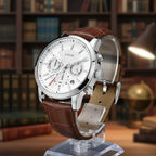 Relógio Masculino de Couro Ferren White