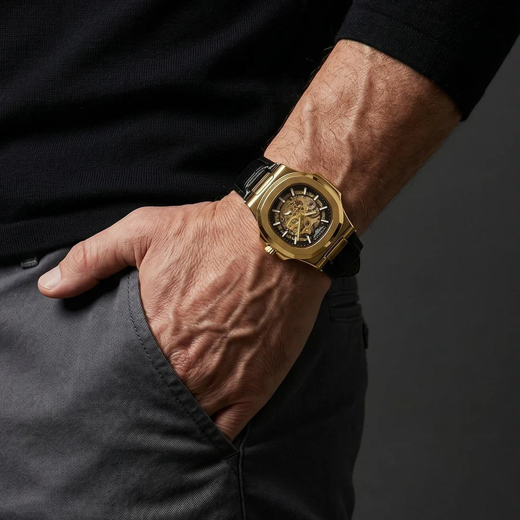 Relógio Essence Gold 42mm