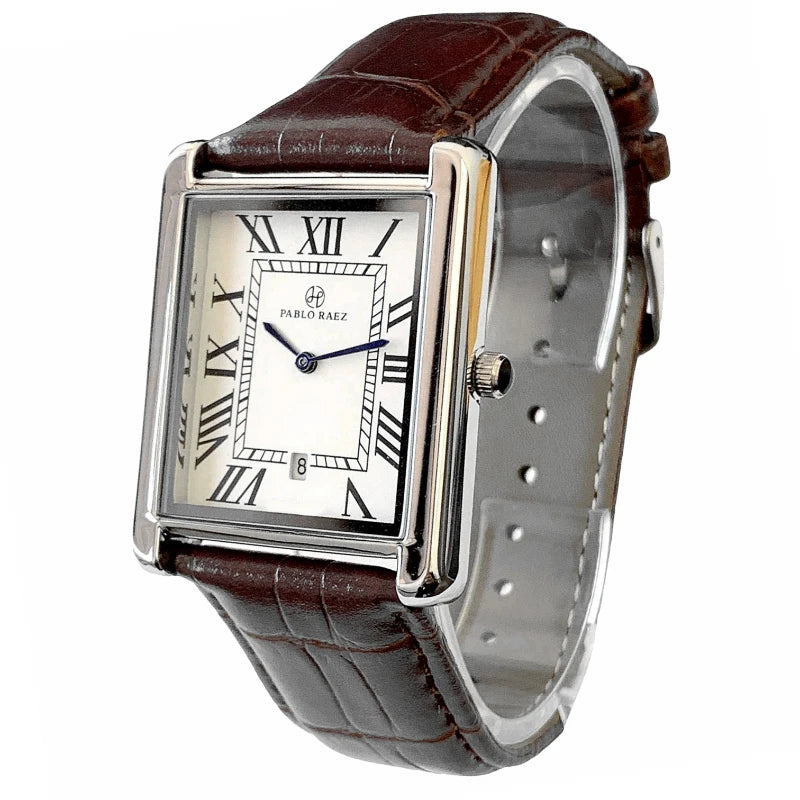 Relógio Maculino de Couro Solenne Brown