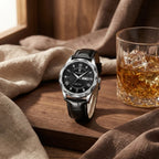 Relógio Luminous Silver Black 41mm