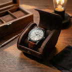 Relógio Masculino de Couro Célico Silver 40mm