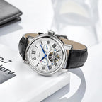 Relógio Masculino de Couro Alvor Black