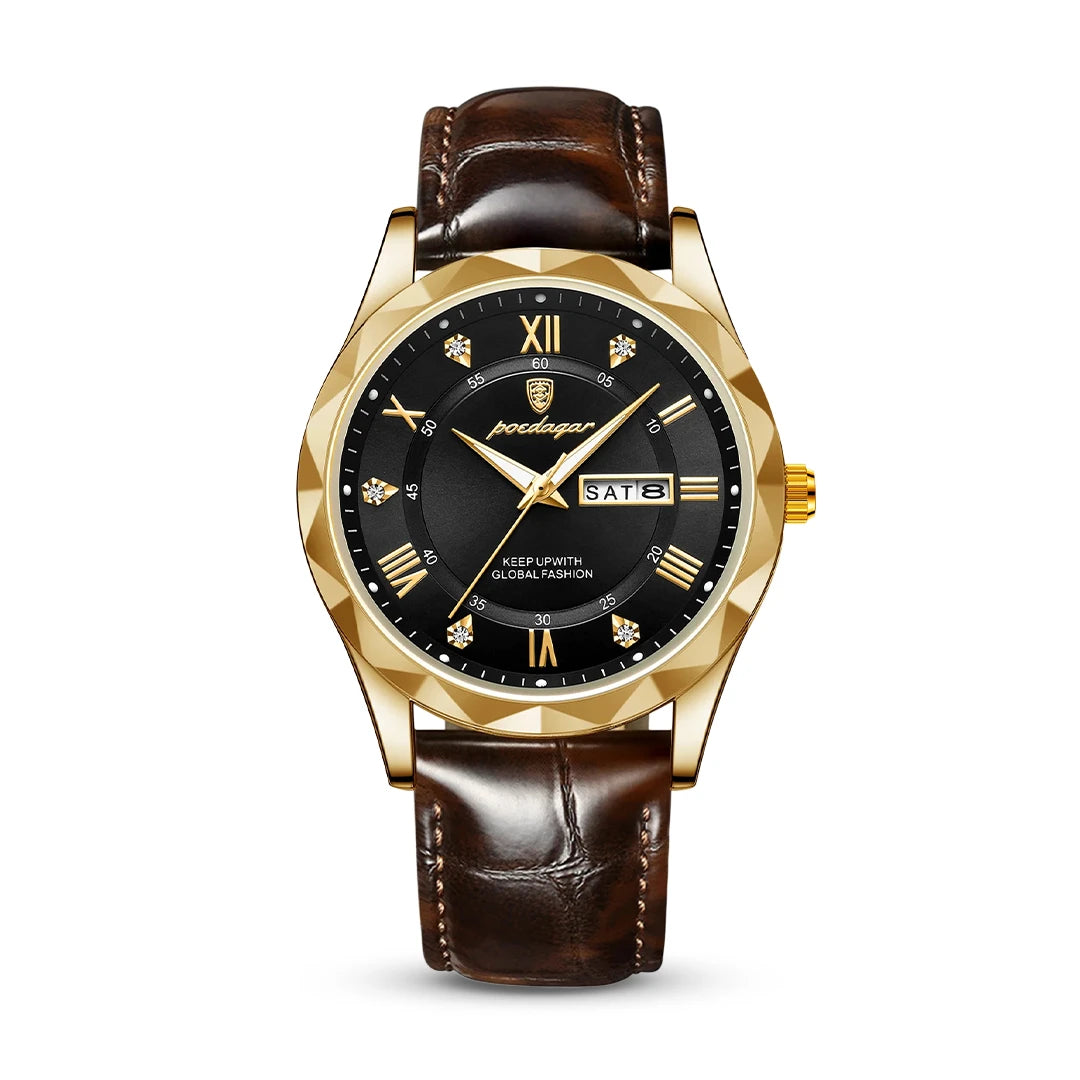 Relógio Luminous Gold Black 41mm