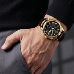 Relógio Luminous Gold Black 41mm