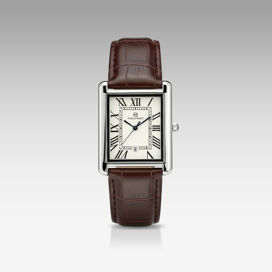 Relógio Maculino de Couro Solenne Brown