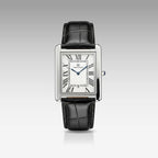 Relógio Maculino de Couro Solenne Black